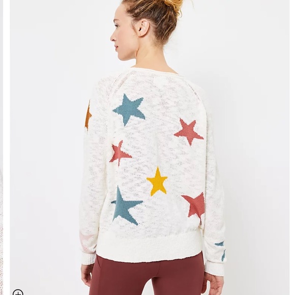 NWOT Loft Lou & Grey Star Sweater - Picture 3 of 13